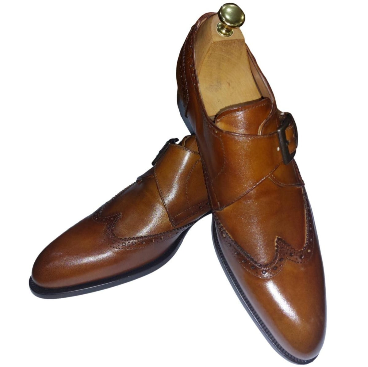 Chaussure derby à boucle marron - Johnson