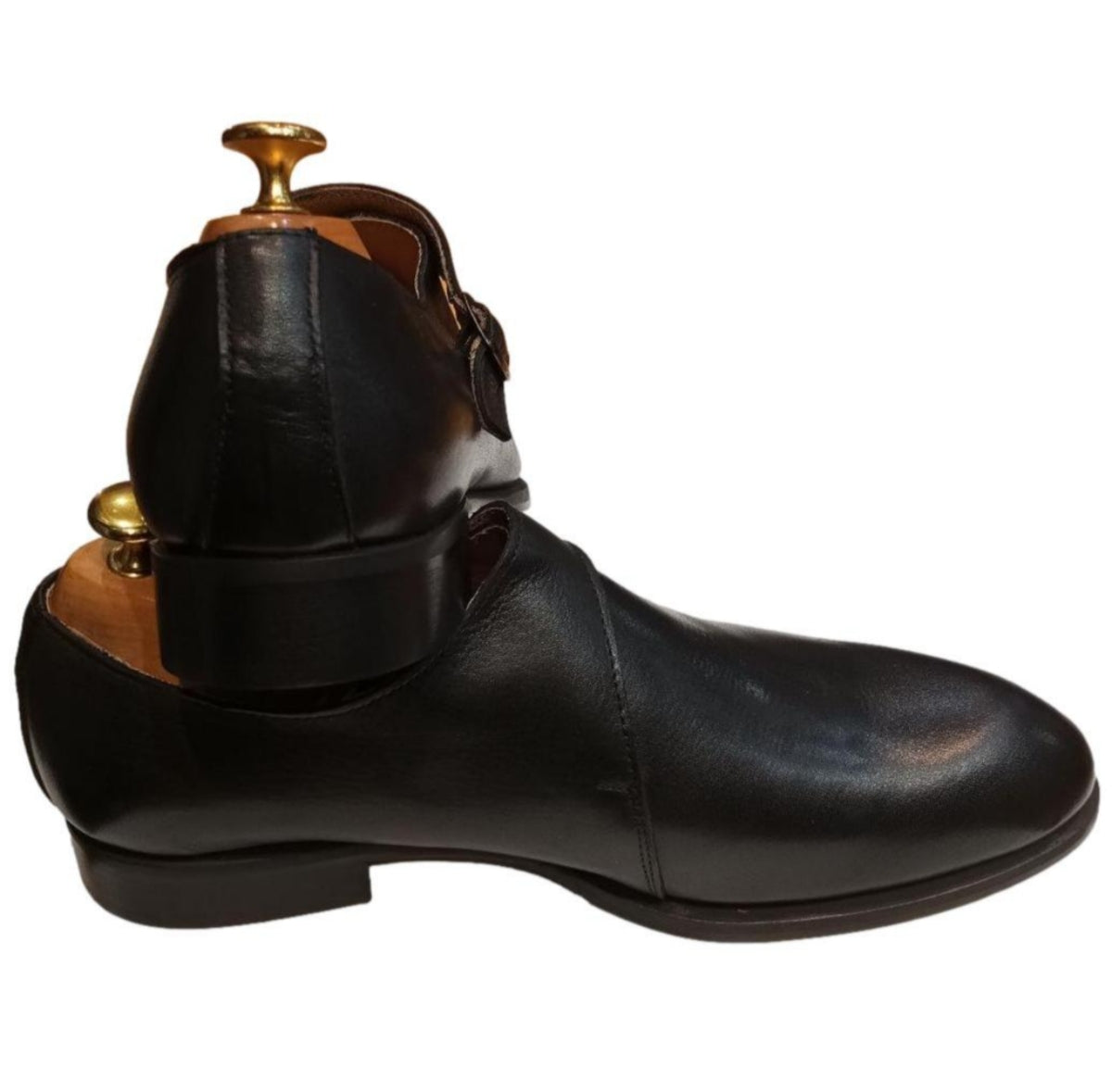 Chaussure derby à boucle noir : Lorenzo