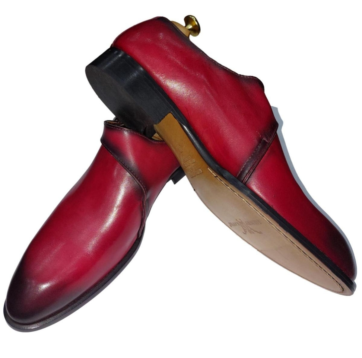 Chaussure derby à boucle rouge : Lorenzo