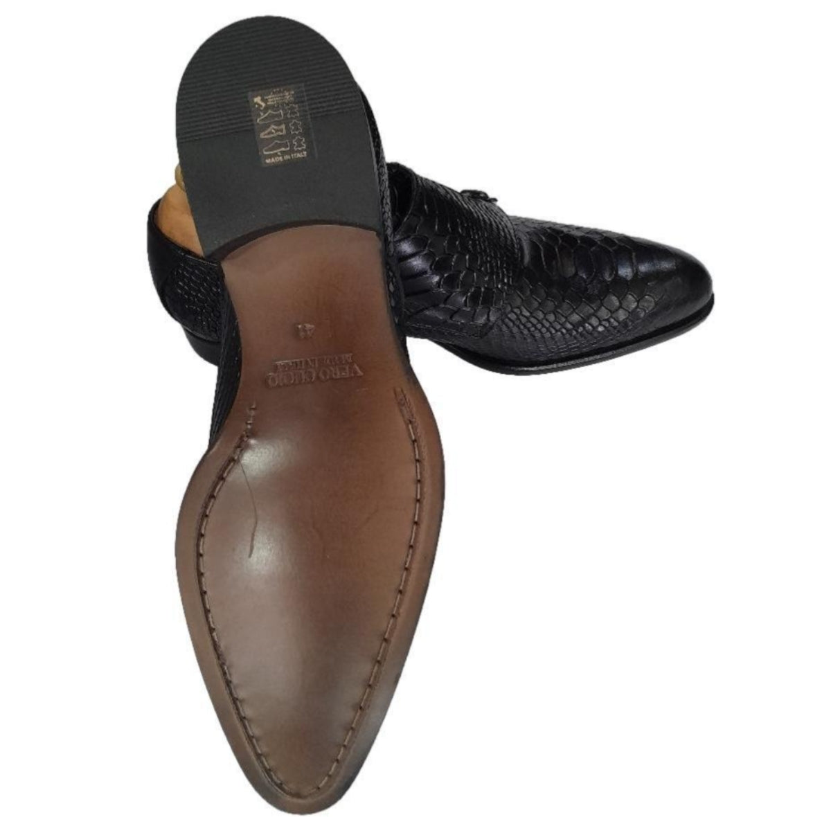 Chaussure derby à double boucle noir - Arley