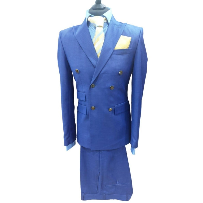 Costume blazer croisé bleu royal : Blaise
