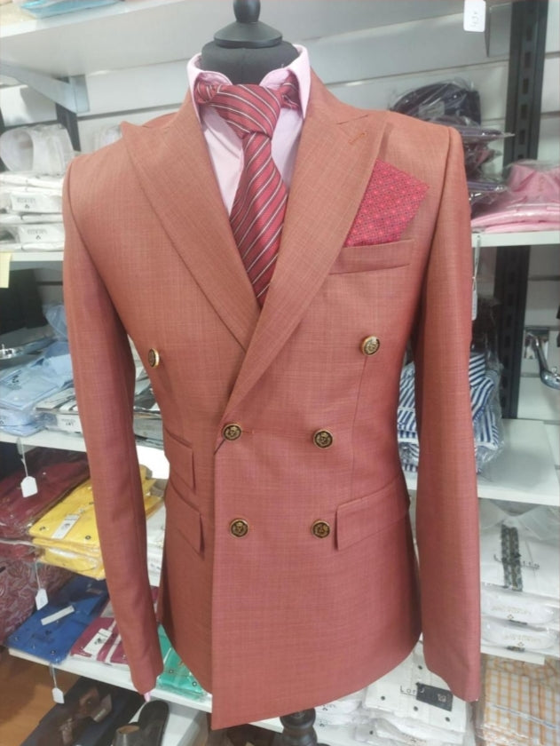 Costume blazer croisé bordeaux : Blaise