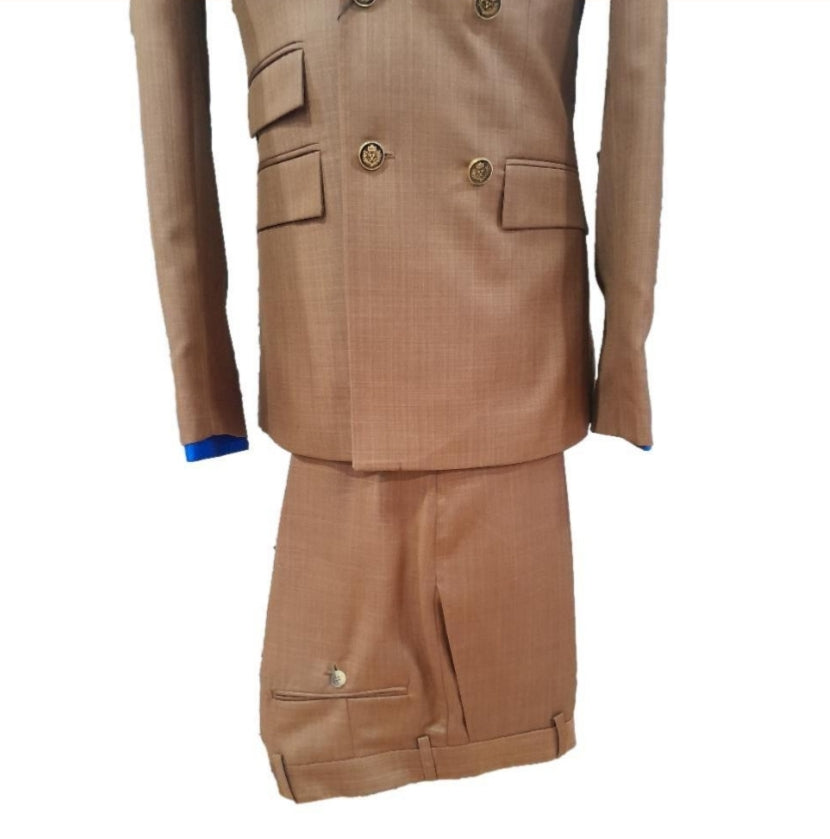 Costume blazer croisé marron : Blaise
