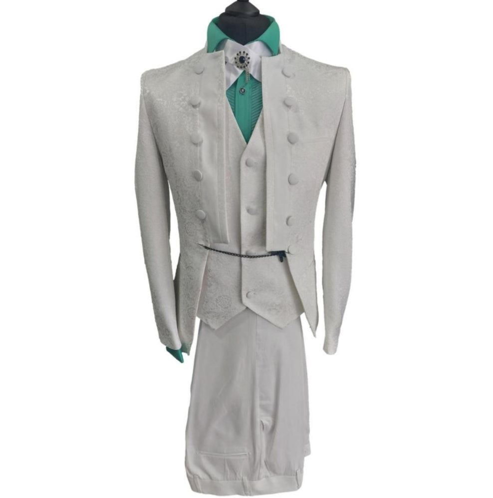 Costume de cérémonie 3 pièces blanc : Torino