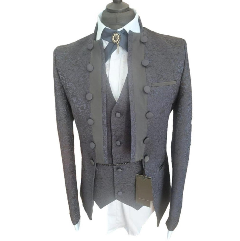 Costume de cérémonie 3 pièces bleu : Torino