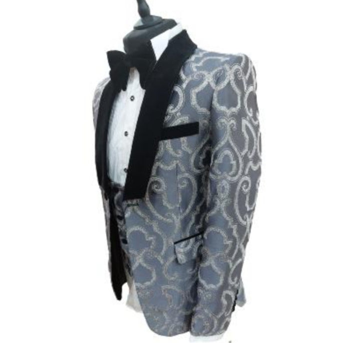 Costume de cérémonie à motifs gris : Reno