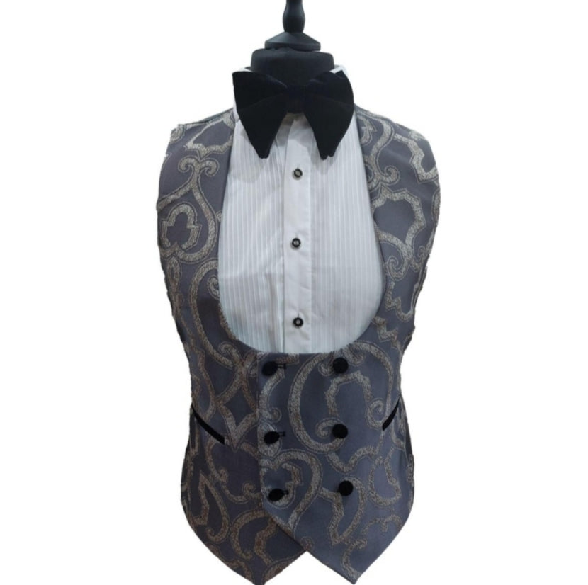 Costume de cérémonie à motifs gris : Reno