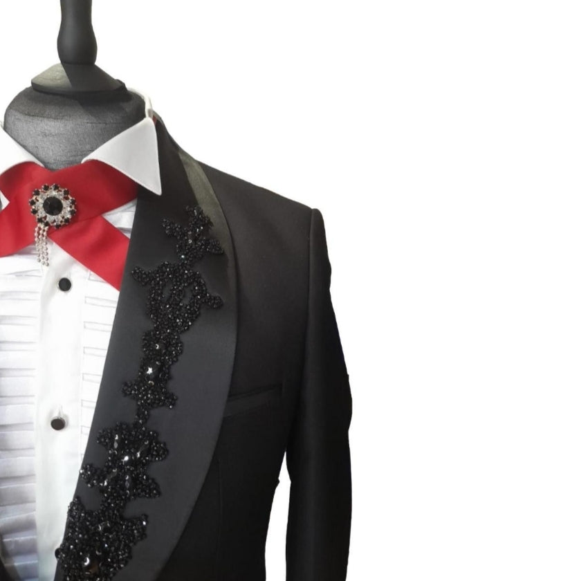 Costume de cérémonie homme 2 pièces noir - Luigi