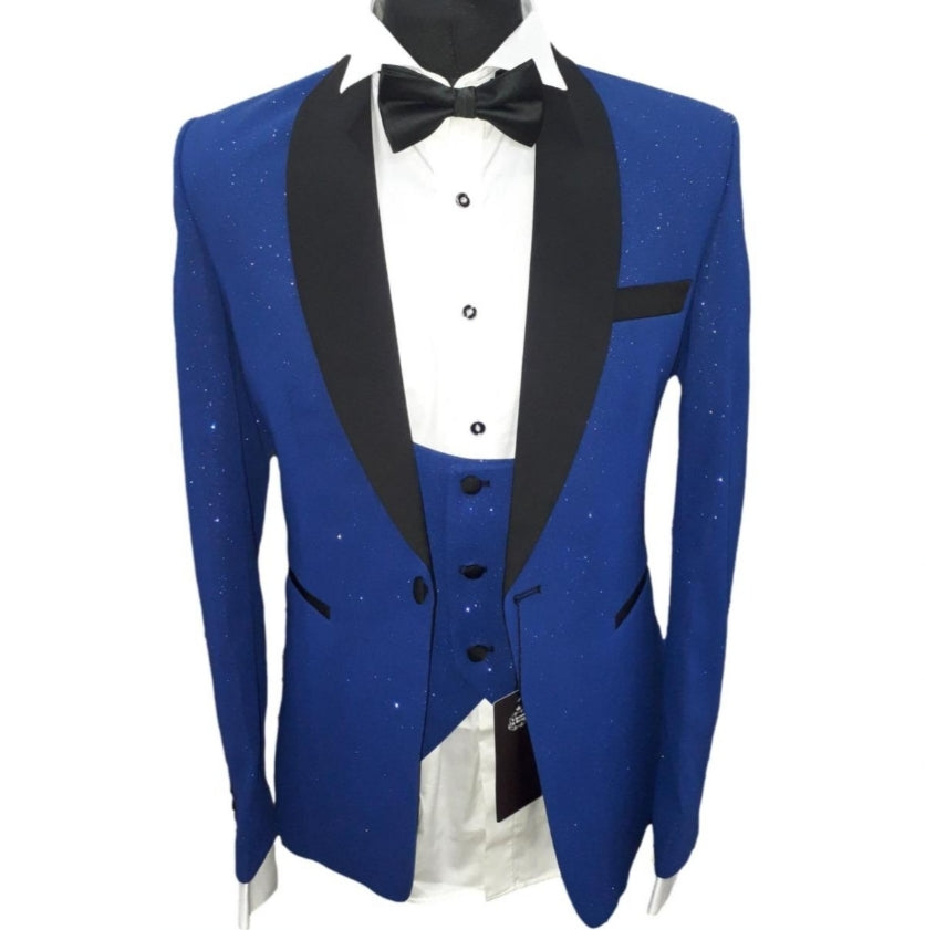 Costume de cérémonie homme 3 pièces bleu électrique - Maestro