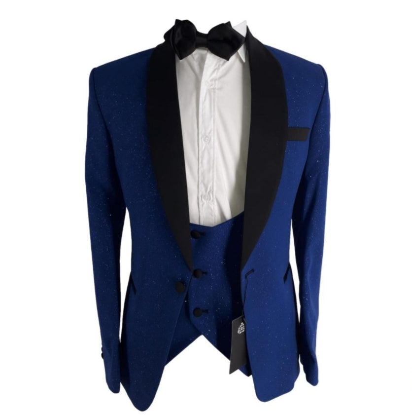 Costume de cérémonie homme 3 pièces bleu électrique - Maestro