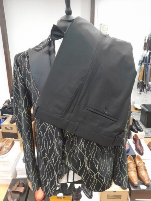 Costume de cérémonie pailleté noir : Rivoli