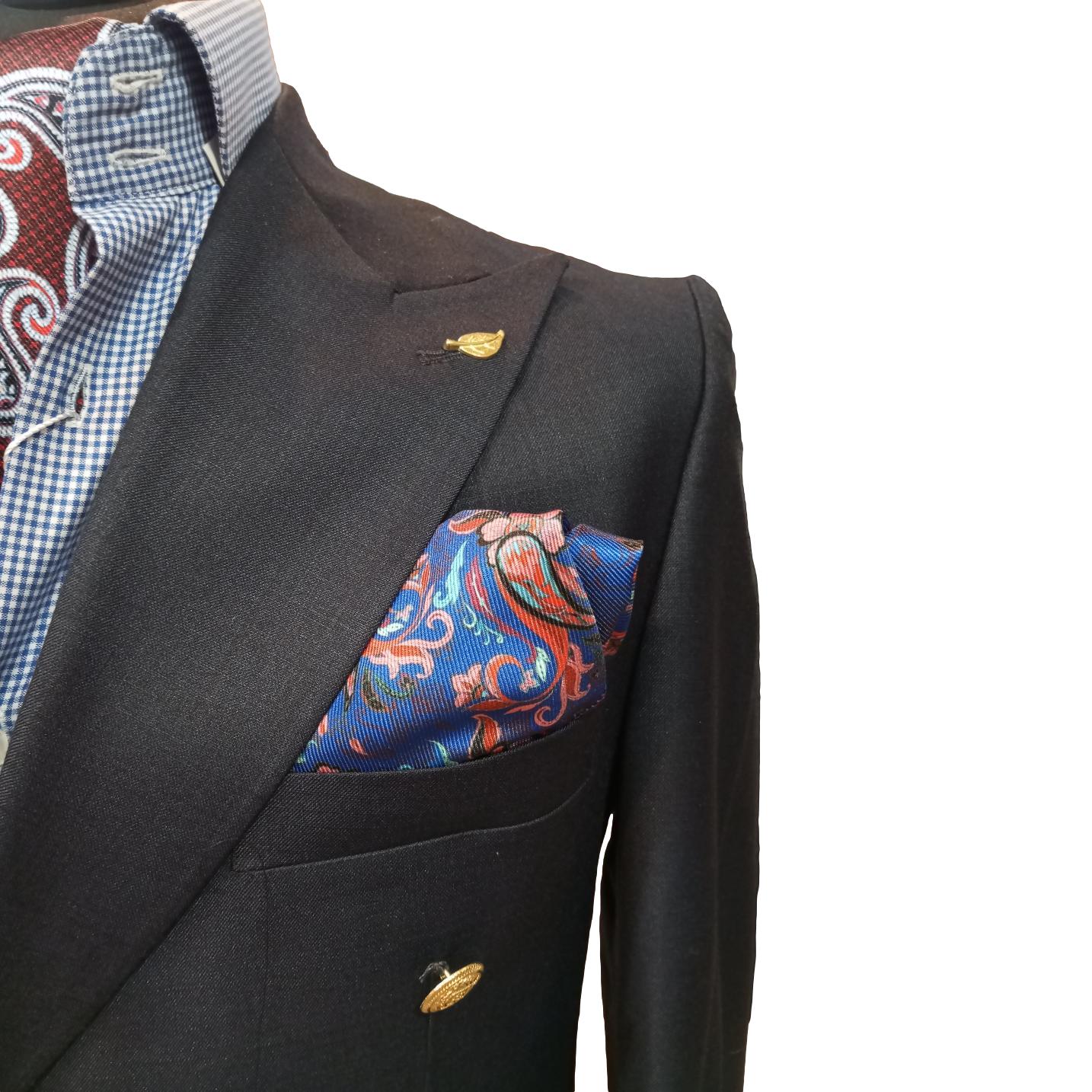 Costume blazer croisé bleu de nuit : Marvin