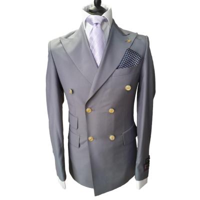 Costume blazer croisé gris : Marvin