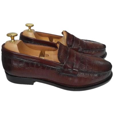 Mocassin cuir marron - Oxford