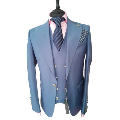 Costume homme 3 pièces bleu : Achile