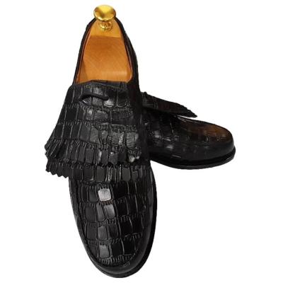 Chaussure derby golf cuir noir : Apache