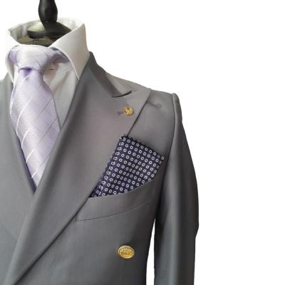 Costume blazer croisé gris : Marvin