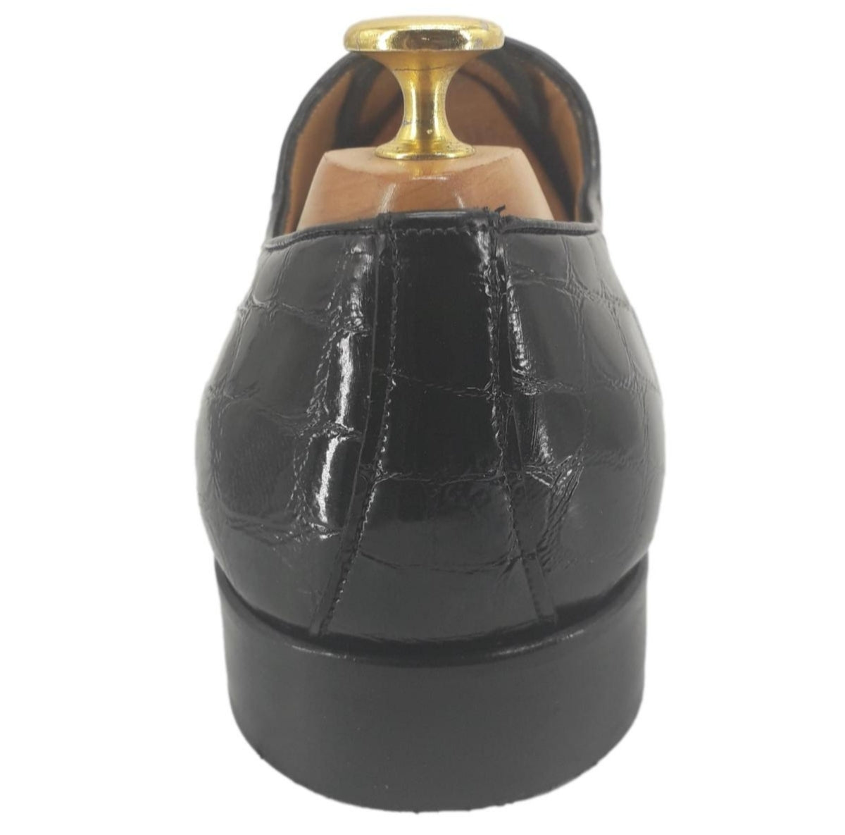 Chaussure richelieu cuir noir verni : Cesare