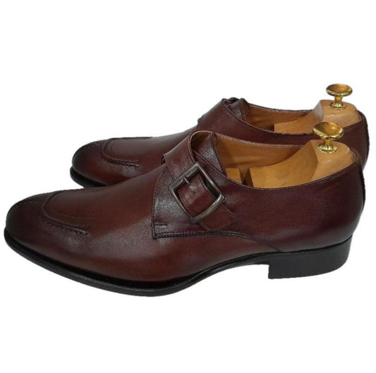 Chaussure derby à boucle marron - Vérone