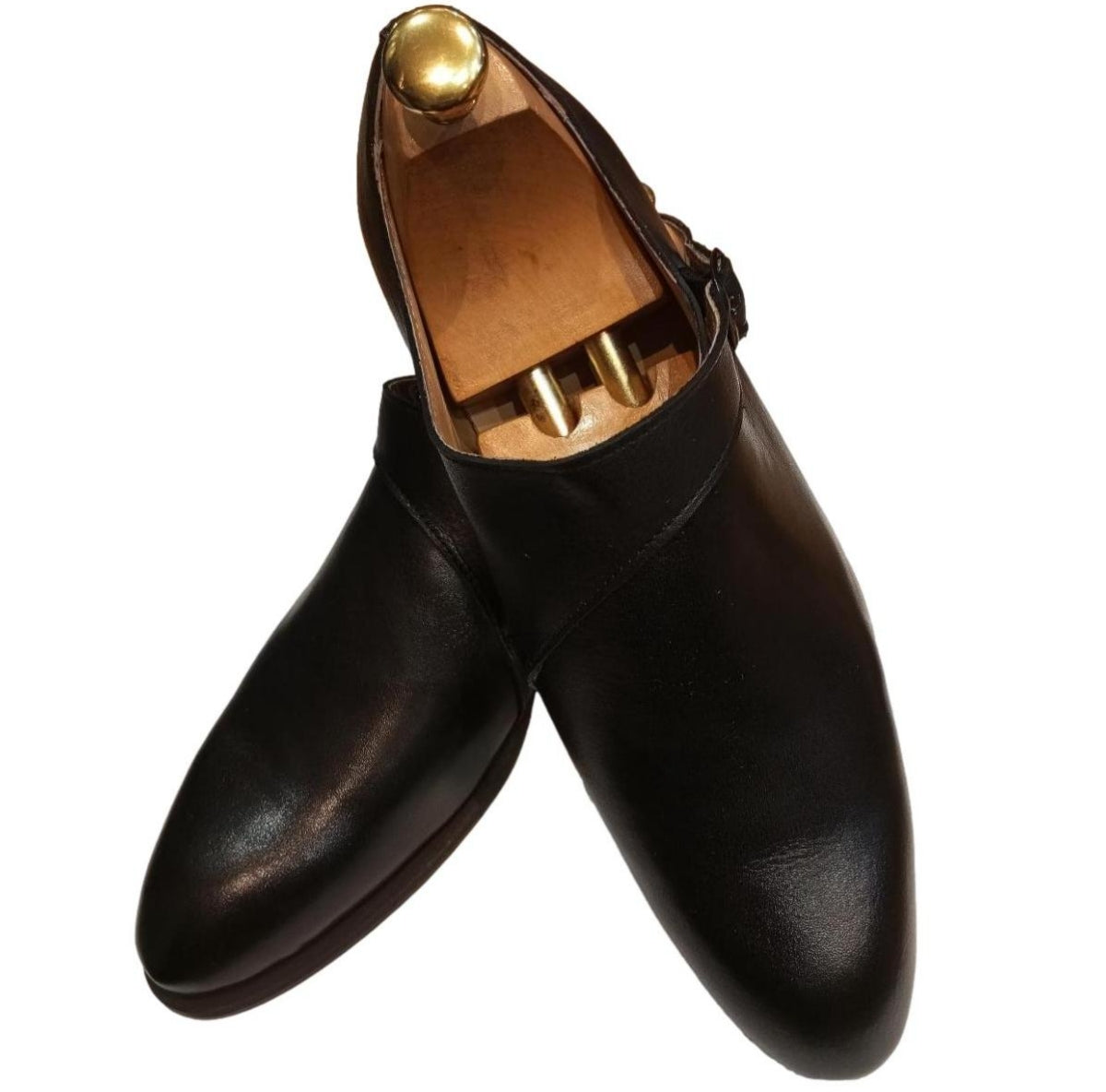 Chaussure derby à boucle noir : Lorenzo