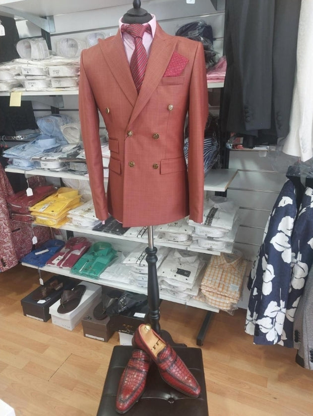 Costume blazer croisé bordeaux : Blaise
