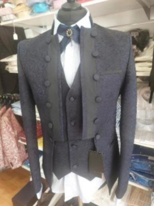 Costume de cérémonie 3 pièces bleu : Torino
