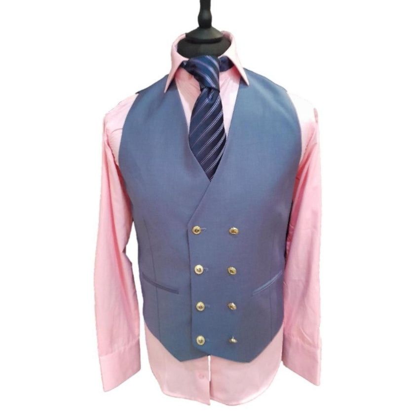 Costume homme 3 pièces bleu : Achile