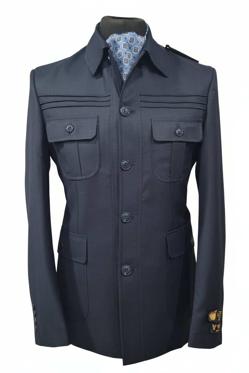 Costume safari bleu de nuit : Bilbao