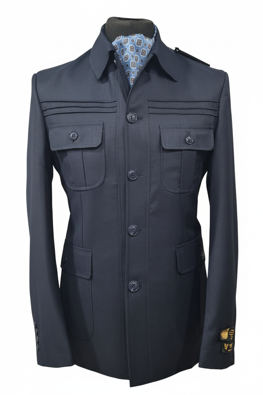Costume safari bleu de nuit : Bilbao