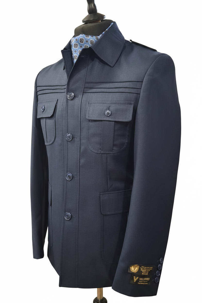 Costume safari bleu de nuit : Bilbao
