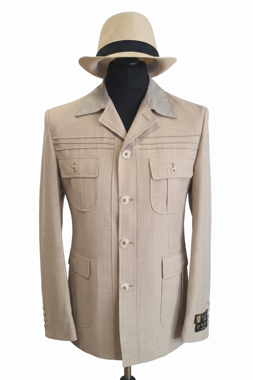 Costume safari beige : Bilbao