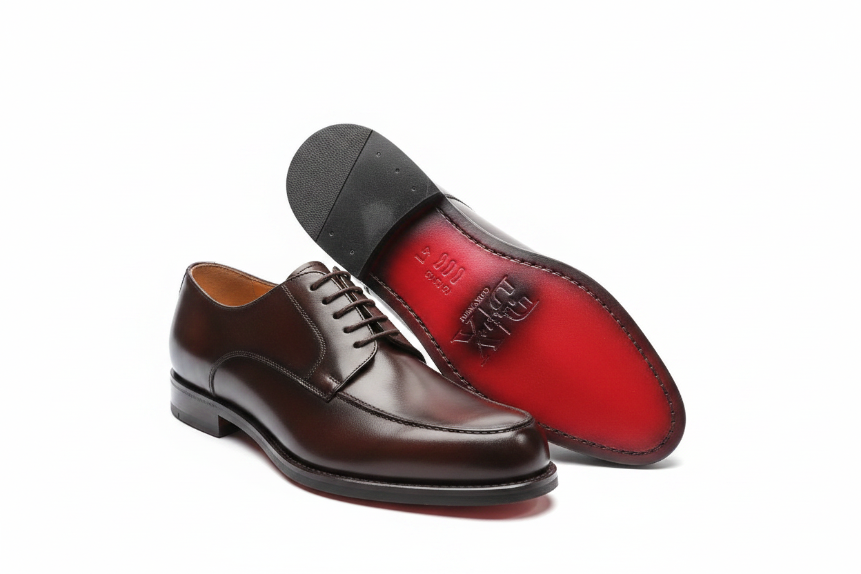 Chaussure derby golf marron foncé : Garry