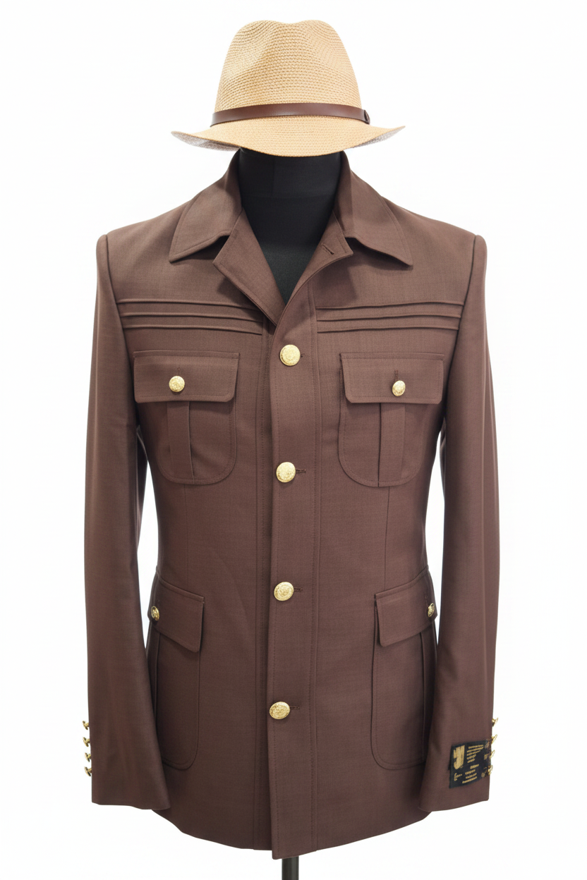 Costume safari marron : Bilbao