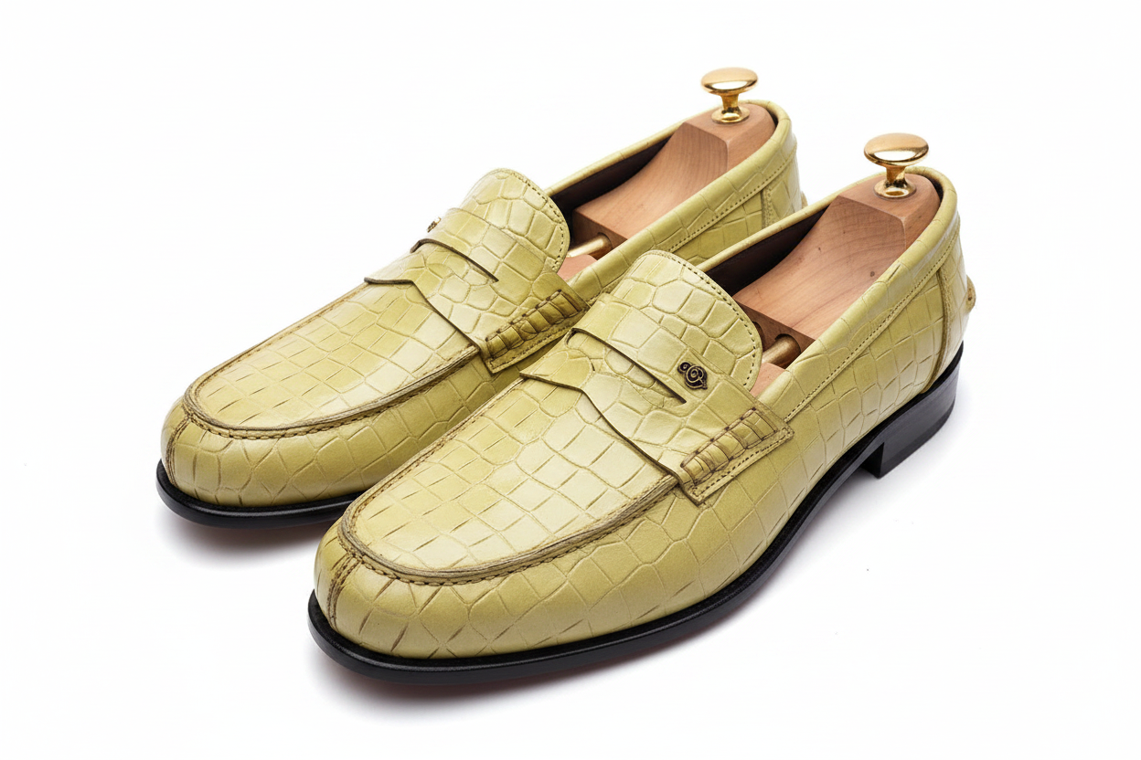 Mocassin cuir jaune : Pasero