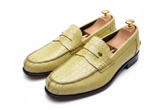 Mocassin cuir jaune : Pasero