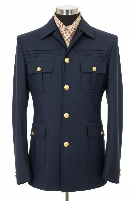 Costume safari bleu marine : Bilbao