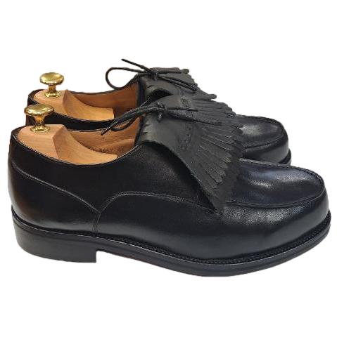 Chaussure derby homme cuir golf noir élégante - Garry