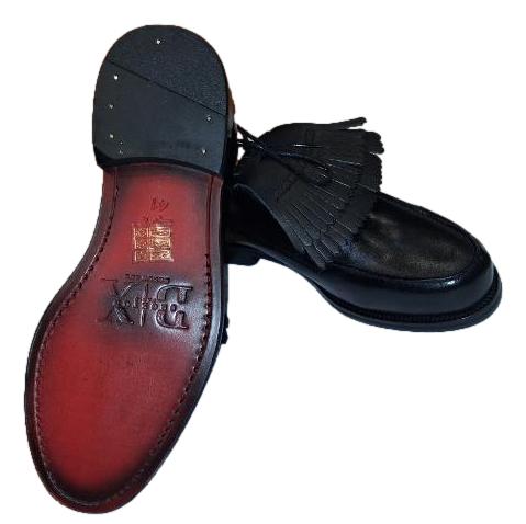 Chaussure derby homme cuir golf noir élégante - Garry