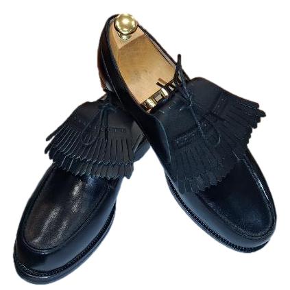 Chaussure derby homme cuir golf noir élégante - Garry