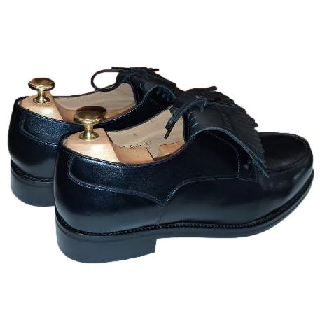 Chaussure derby homme cuir golf noir élégante - Garry