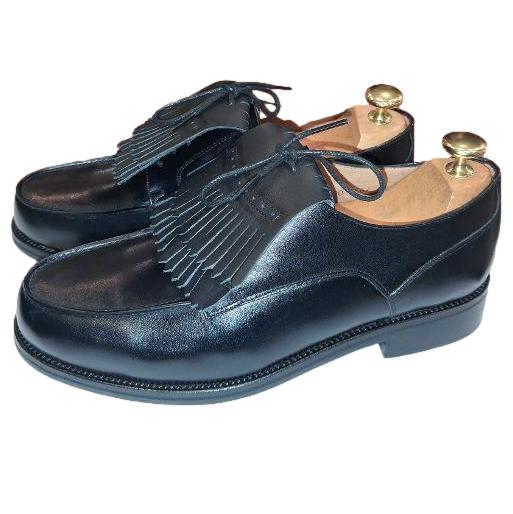 Chaussure derby homme cuir golf noir élégante - Garry