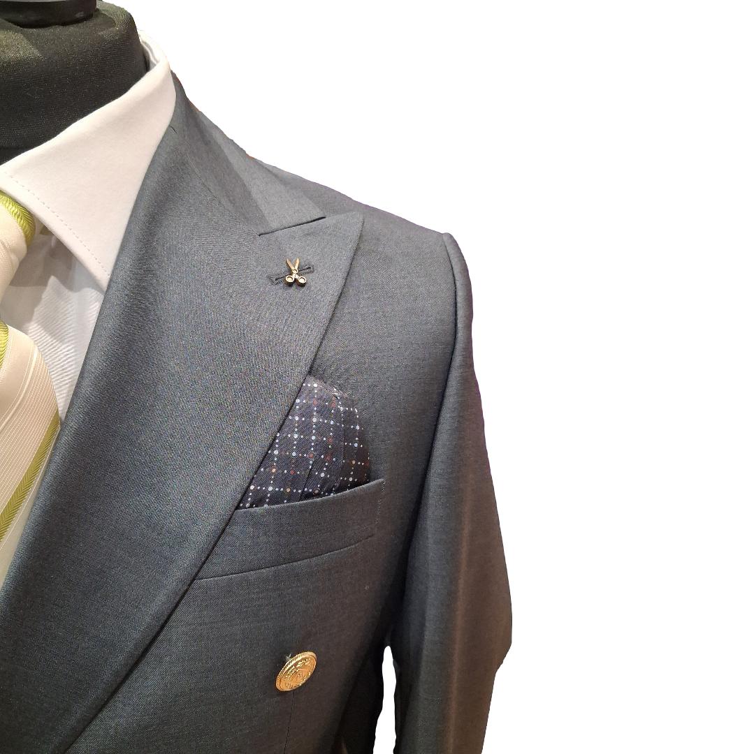 Costume blazer croisé gris anthracite : Martin