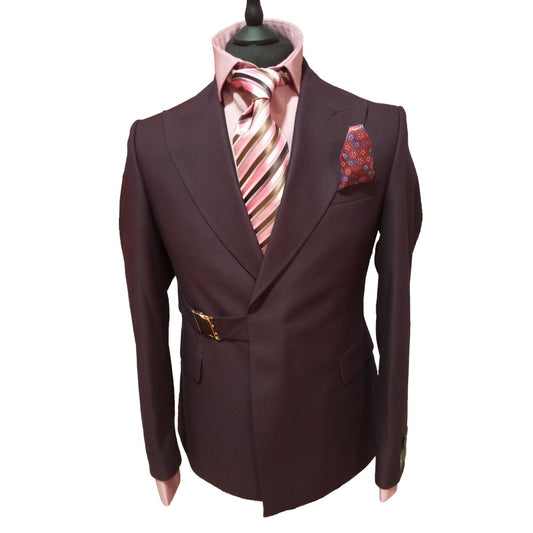 Costume blazer croisé violet : Brice