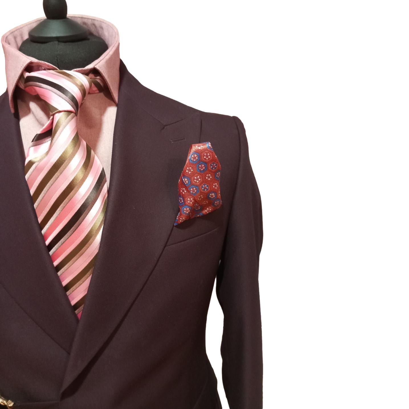 Costume blazer croisé violet : Brice