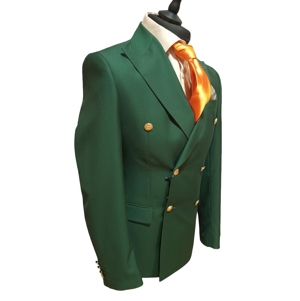Costume blazer croisé vert : Marvin
