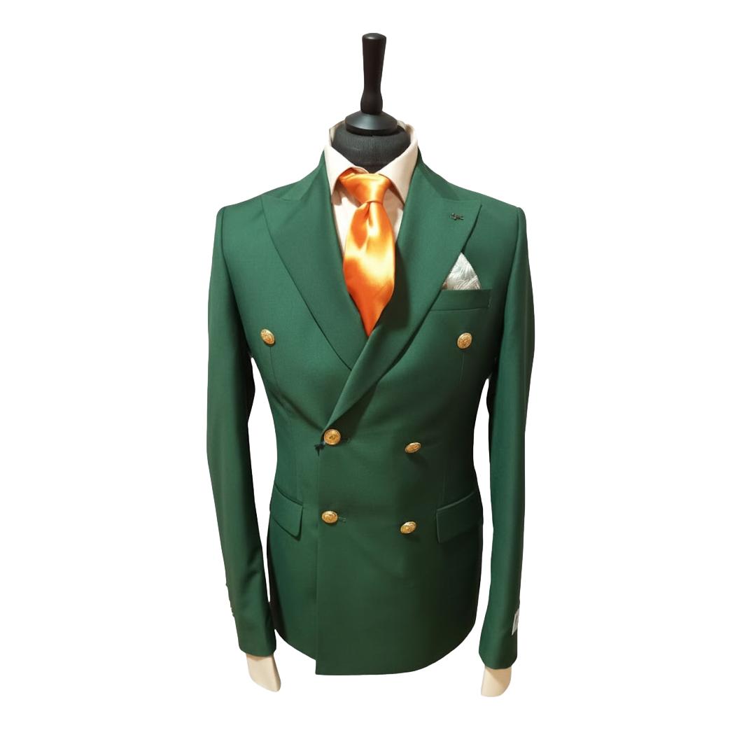 Costume blazer croisé vert : Marvin