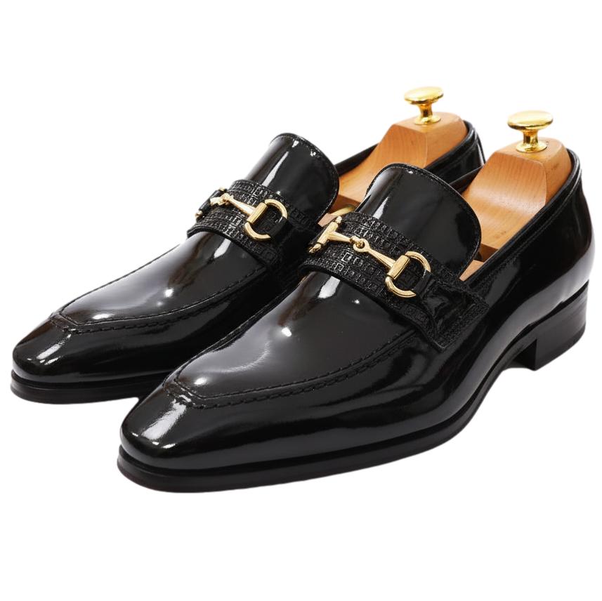 Mocassin cuir verni noir : Vegas