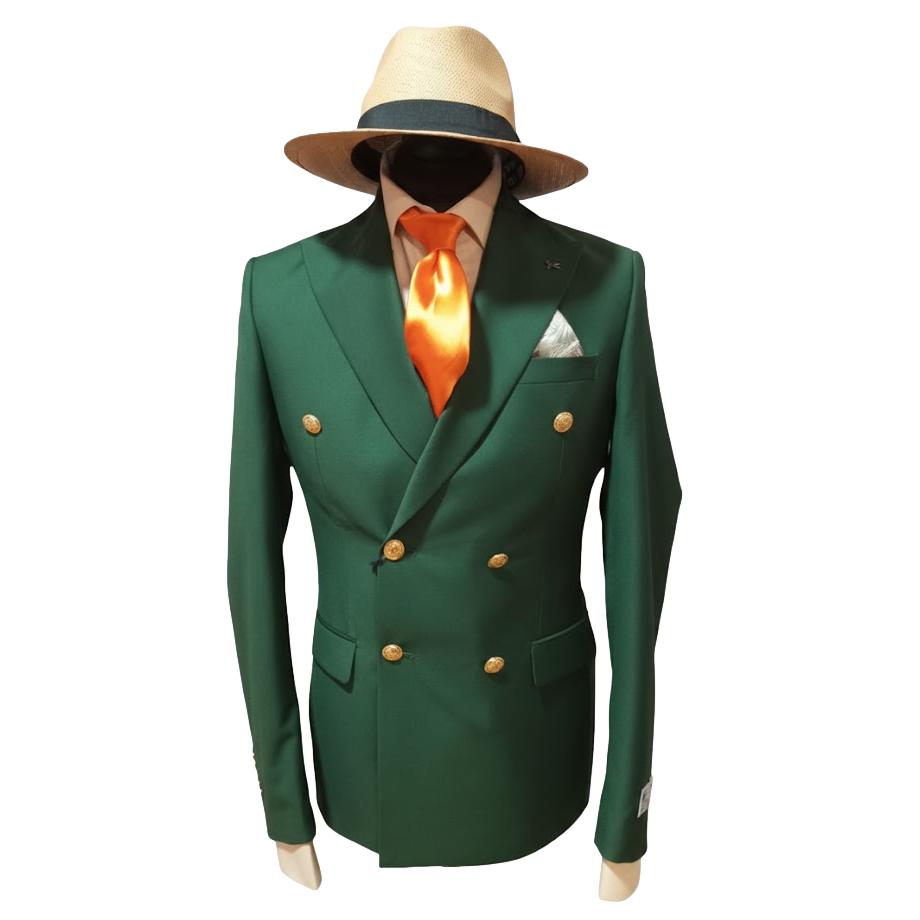 Costume blazer croisé vert : Marvin